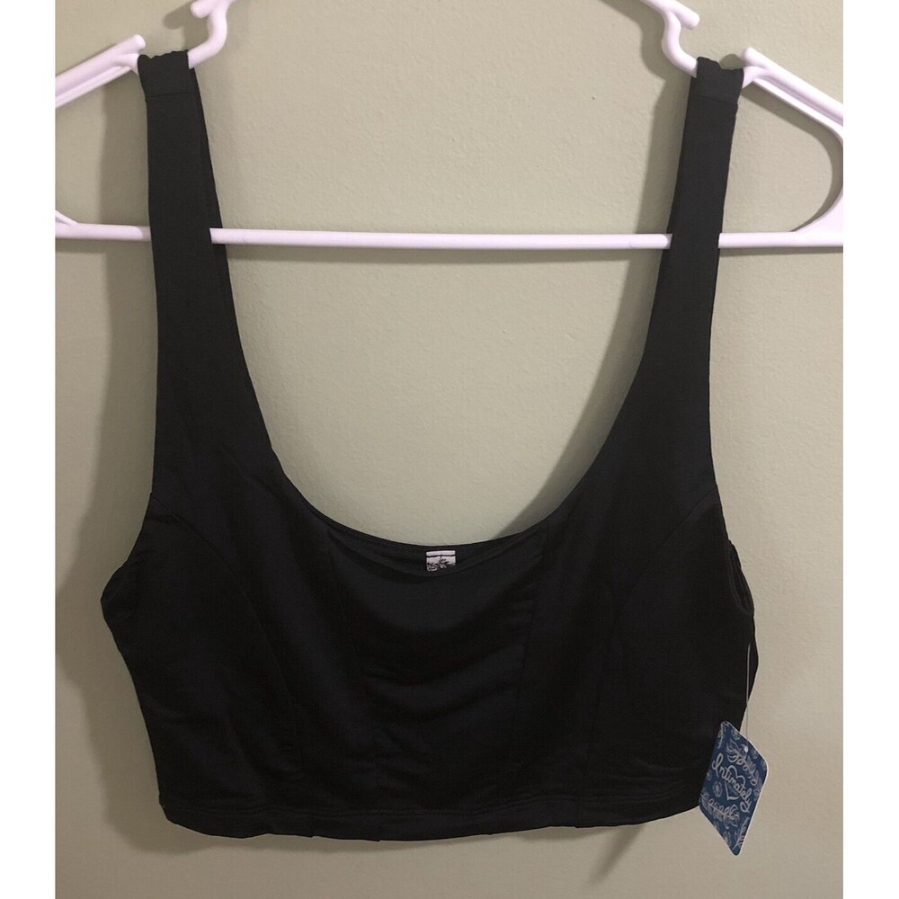 Free People Intimately Be Cool Brami Bra + Cami Black XS